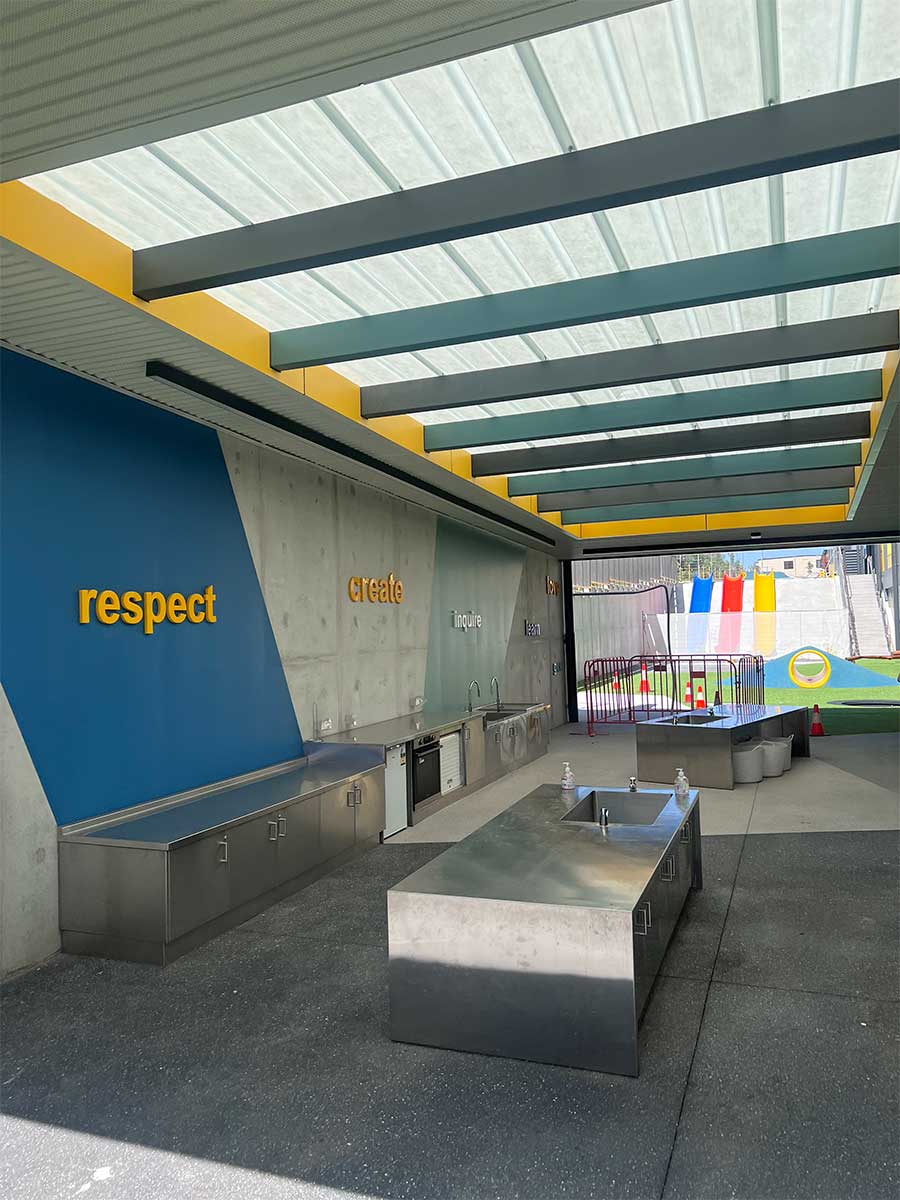 The junior students playground at St Angela's