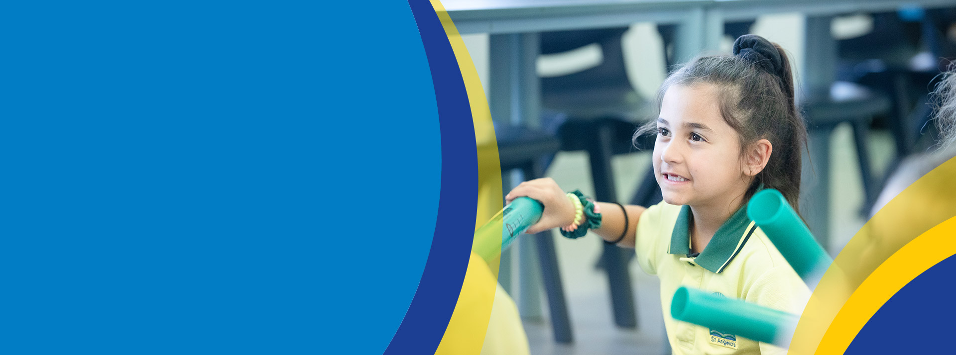 Student learning in the classroom at St Angela's Primary School Castle Hill